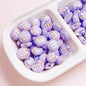 Glossy M Beans Acrylic Beads 14mm Colorful Candy 10pcs 8