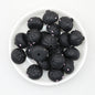 3D Cute Glitter Steamed Stuffed Bun Silicone Focal Beads 20pcs 12