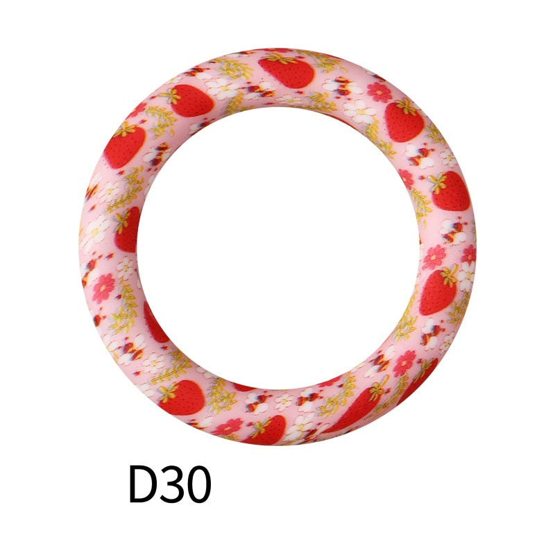 65mm Printing circular silicone rings 32