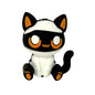 Silicone 3D Focal Beads Bandage Cat Sitting Pose 20pcs 4