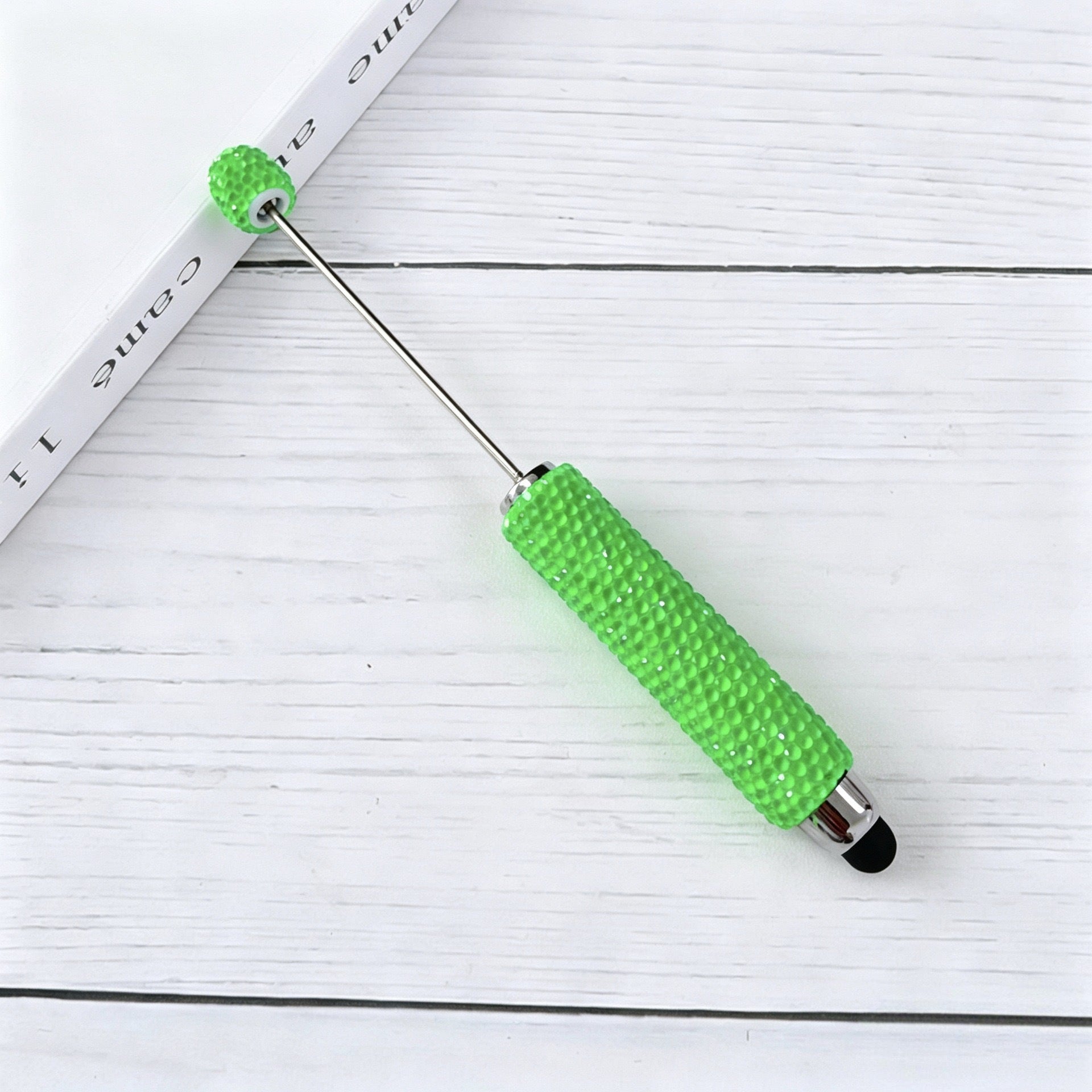 DIY Candy Color Multifunctional 3 in 1 Touch Screen Beadable Pen 11