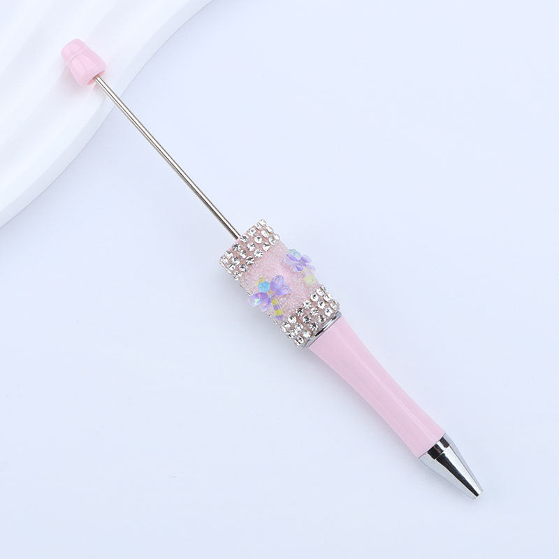 Beadable Pen with Dragonfly Sugar Rhinestone 13