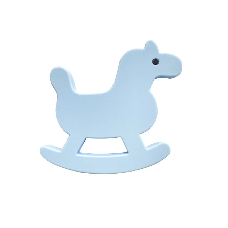 Silicone Focal Beads Trojan Horse Front View 20pcs 5