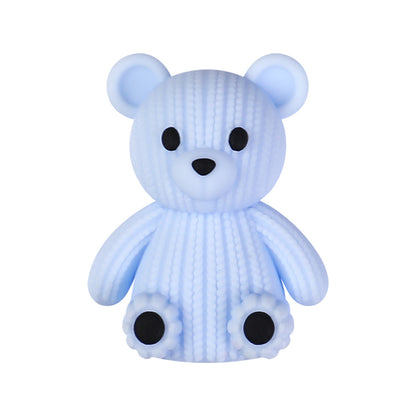 3D Cute Sweater Bear Silicone Focal Beads 20pcs 14