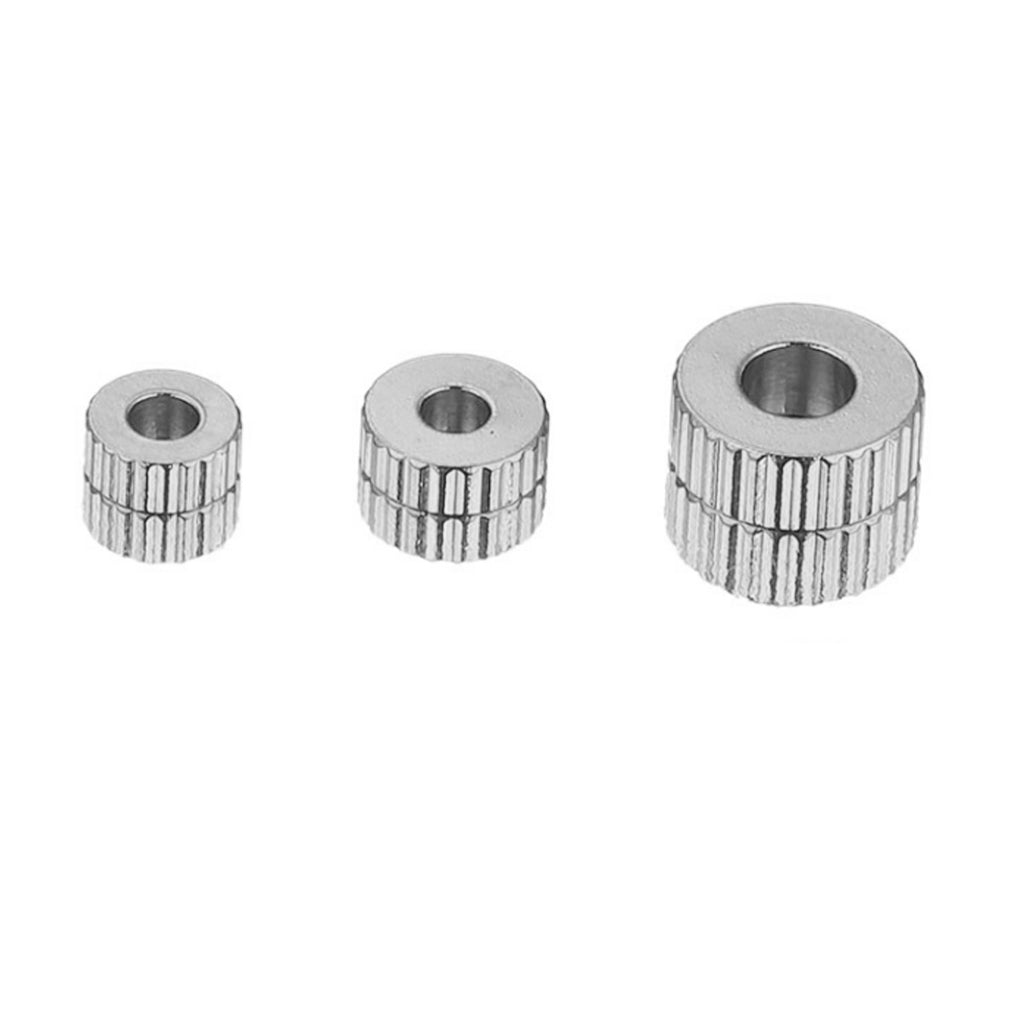 Stainless Steel Flat Spacer Beads Patterned 100pcs 6