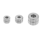 Stainless Steel Flat Spacer Beads Patterned 100pcs 6
