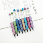 DIY Electroplated Colorful Rhinestones Beadable Pen