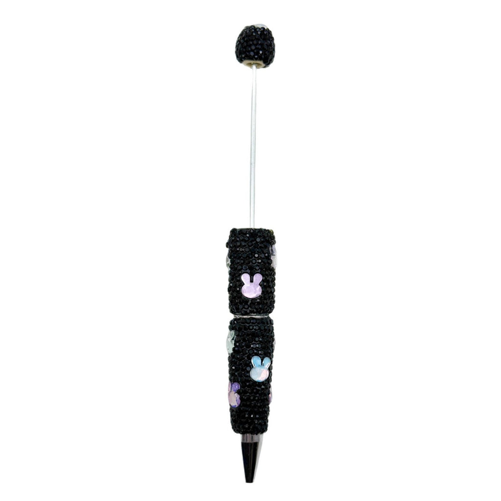 Love Rabbit Colored Rhinestones Beadable Pen 5