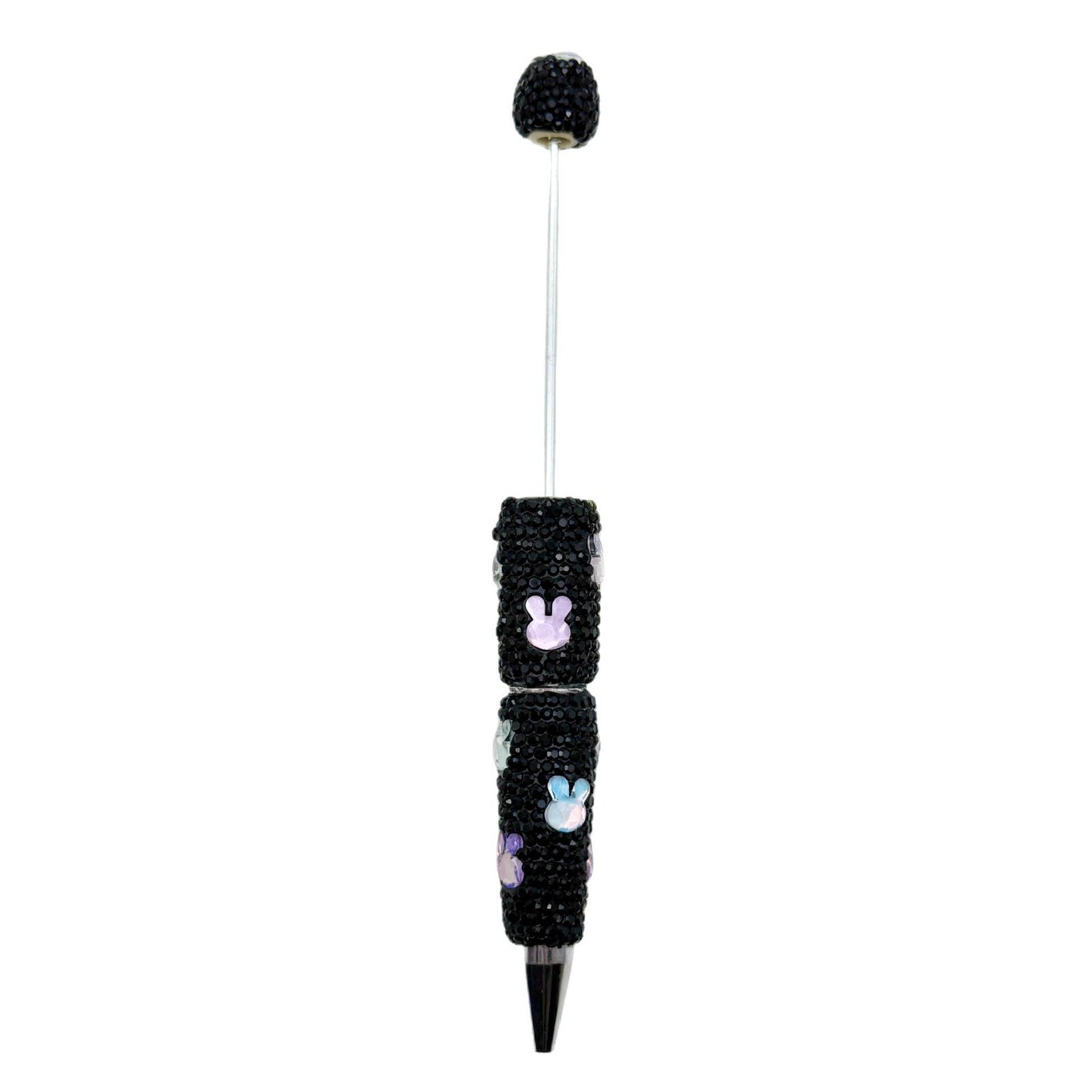 Love Rabbit Colored Rhinestones Beadable Pen 5