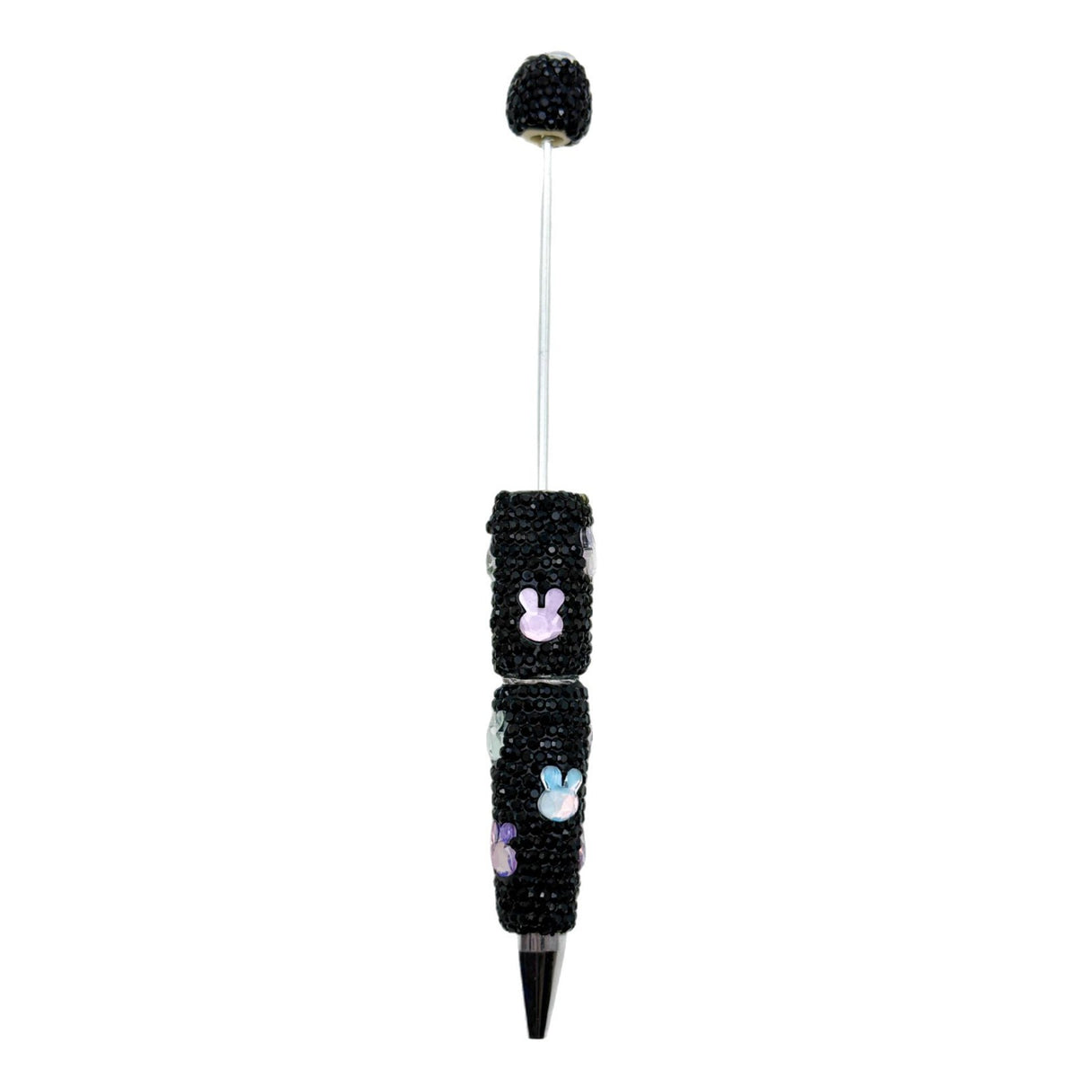 Love Rabbit Colored Rhinestones Beadable Pen 5