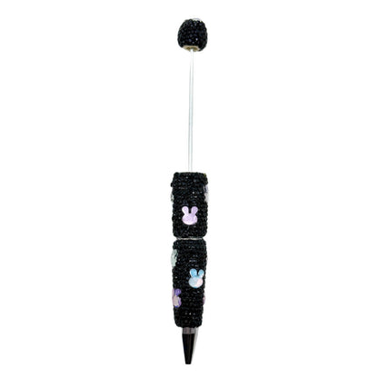 Love Rabbit Colored Rhinestones Beadable Pen 5