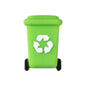 Silicone 3D Focal Beads Sanitation Red Cap Recycling Symbol 18