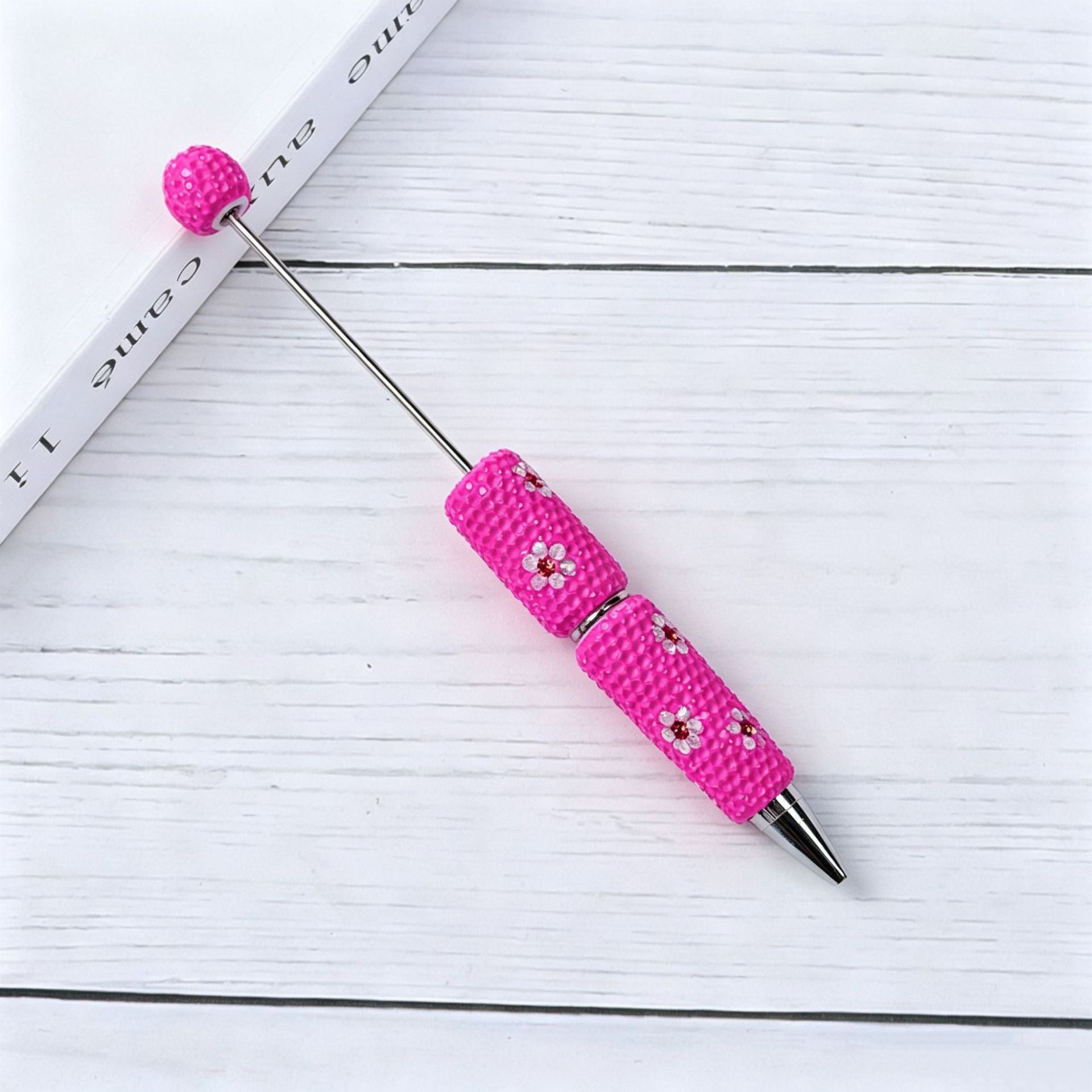 Candy Color Daisy Crystal Beadable Pen  13