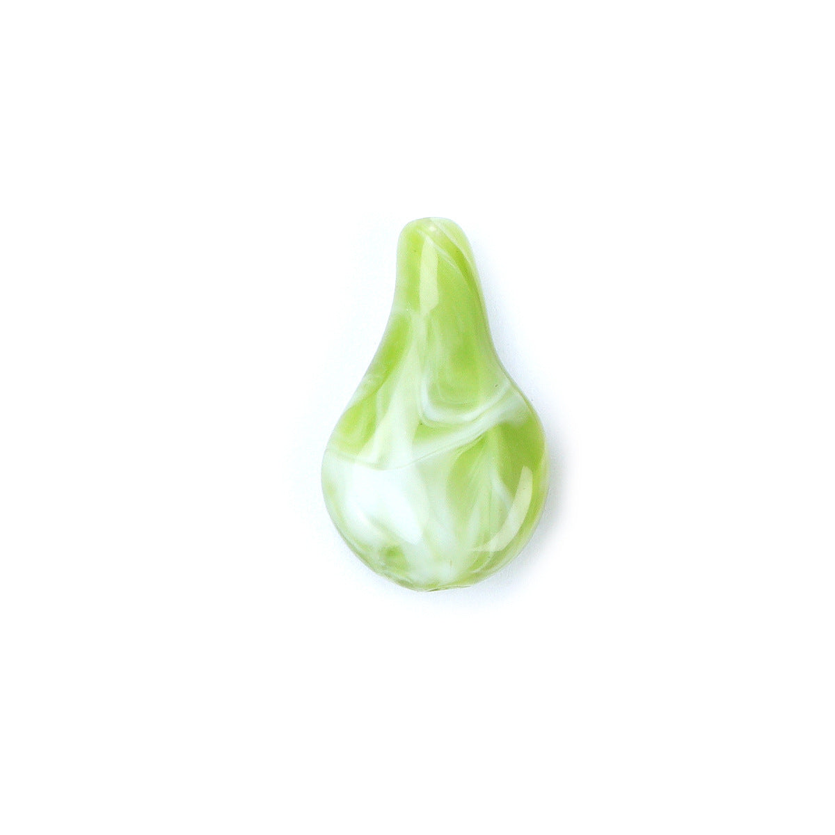 Vintage Gradient Gourd Acrylic Beads 19mm Imitation Jade 100pcs 2