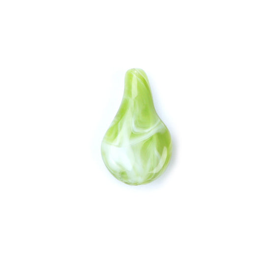 Vintage Gradient Gourd Acrylic Beads 19mm Imitation Jade 100pcs 2