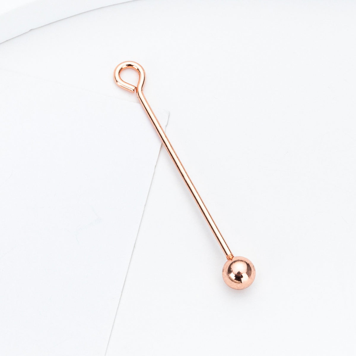 Beadable Metal Eyepins Detachable
