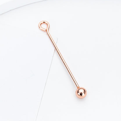 Beadable Metal Eyepins Detachable