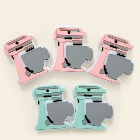 Silicone Focal Beads Kitchen Mixer Pastel Colors Set 20pcs