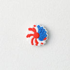 Independence Day Sunflower Silicone Focal Beads 20pcs