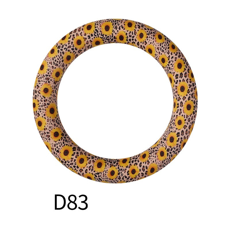 65mm Printing circular silicone rings 82