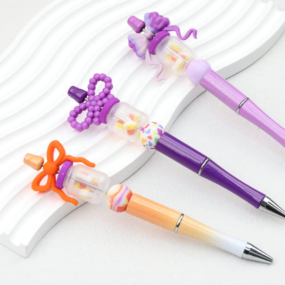 Halloween Purple 3D Silicone Focal Beads Candy Jar Design 20pcs 4
