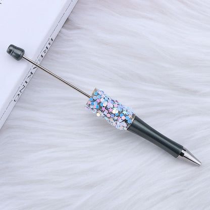 Star Sequin Creative Beadable Pen Plastic 22