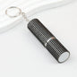 Rhinestone Perfume Spray Bottle Keychain Zinc Alloy 5ml Pink - black