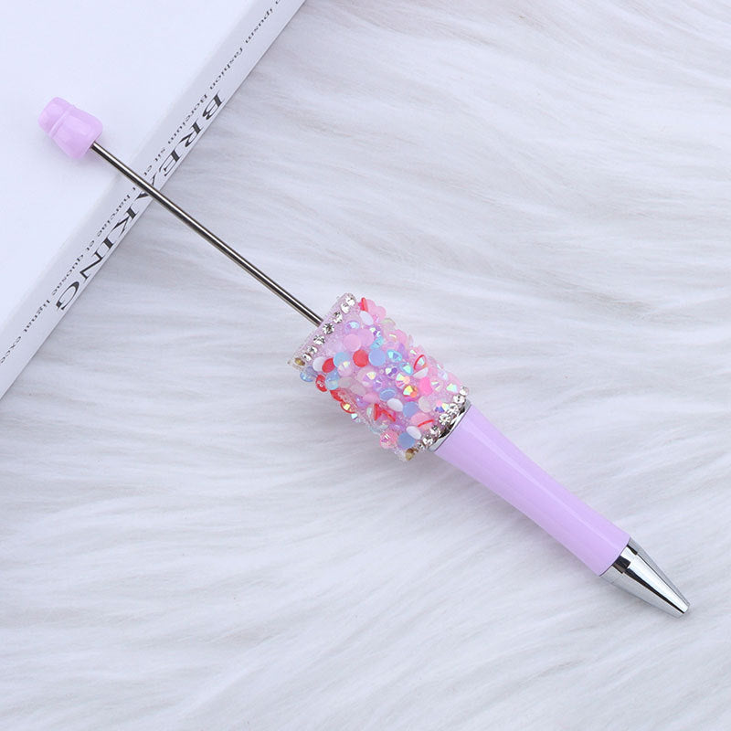 Beadable Pen with Colorful Sequin and Rhinestone 13
