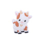 Silicone Focal Beads Bull Beige Patchy Soft Colors 20pcs 2