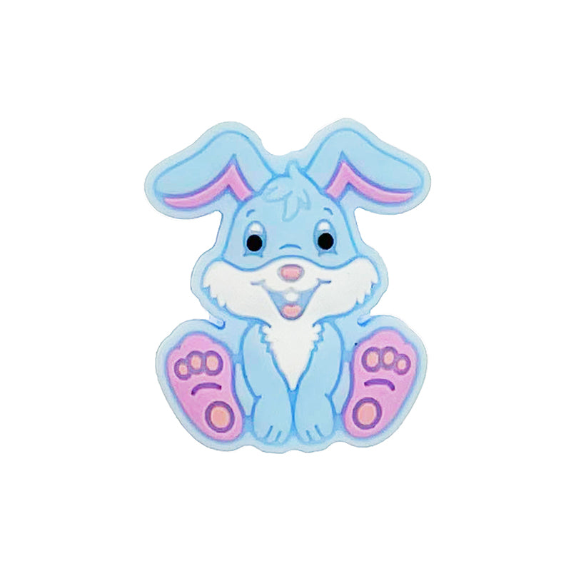 Silicone Focal Beads Rabbit Sitting Pose 20pcs 6
