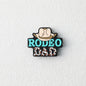 Silicone Focal Beads Dad Theme Legendary Dad Best Ever 20pcs - Cowboy Hat Dad / 1 Piece