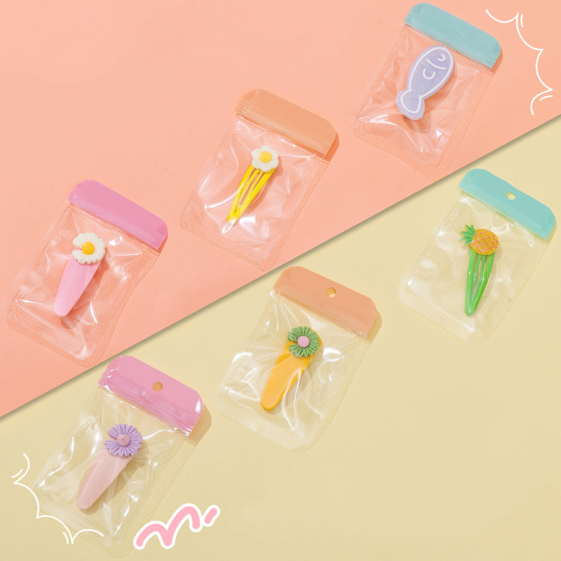 Zip Lock Bags Transparent PE Plastic Morandi Color Top Seal 10pcs