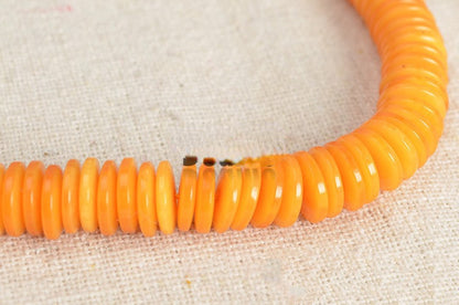 Resin Flat Spacer Beads 6mm 8mm Imitation Beeswax Colors 100pcs 6
