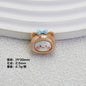 Glossy Plating Tiny Cute HK Kitten Resin Beads 10pcs 8