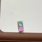 Hello Kitty Pattern Acrylic Tube Beads 20mm Pastel Colors 10pcs 2