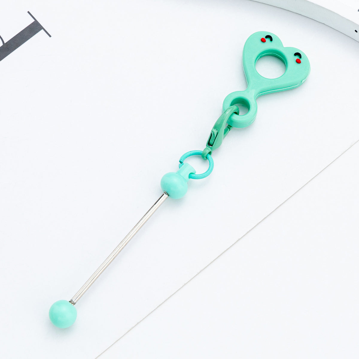 Beadable Cup Charms Smiley Heart-shaped