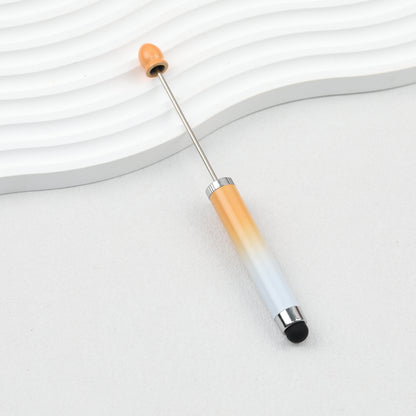 Gradient Color 3 In 1 Beadable Stylus Pens Plastic Body 9