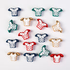 Silicone 3D Focal Beads Olive Armor Color Sporty Vibrant 20pcs 5