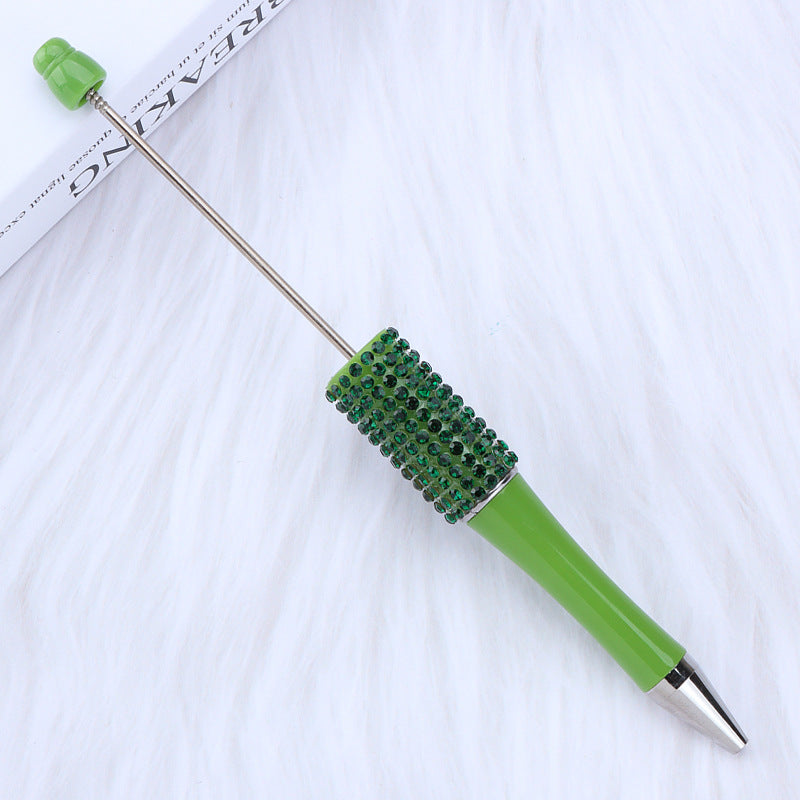 Beadable Pen Rhinestone Studded Metallic Colorful 1.0 mm Tip 8