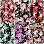 Colorful Animal Character Silicone Focal Beads 20pcs