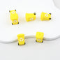 3D Colorful Trash Can Silicone Focal Beads Set 20pcs 5