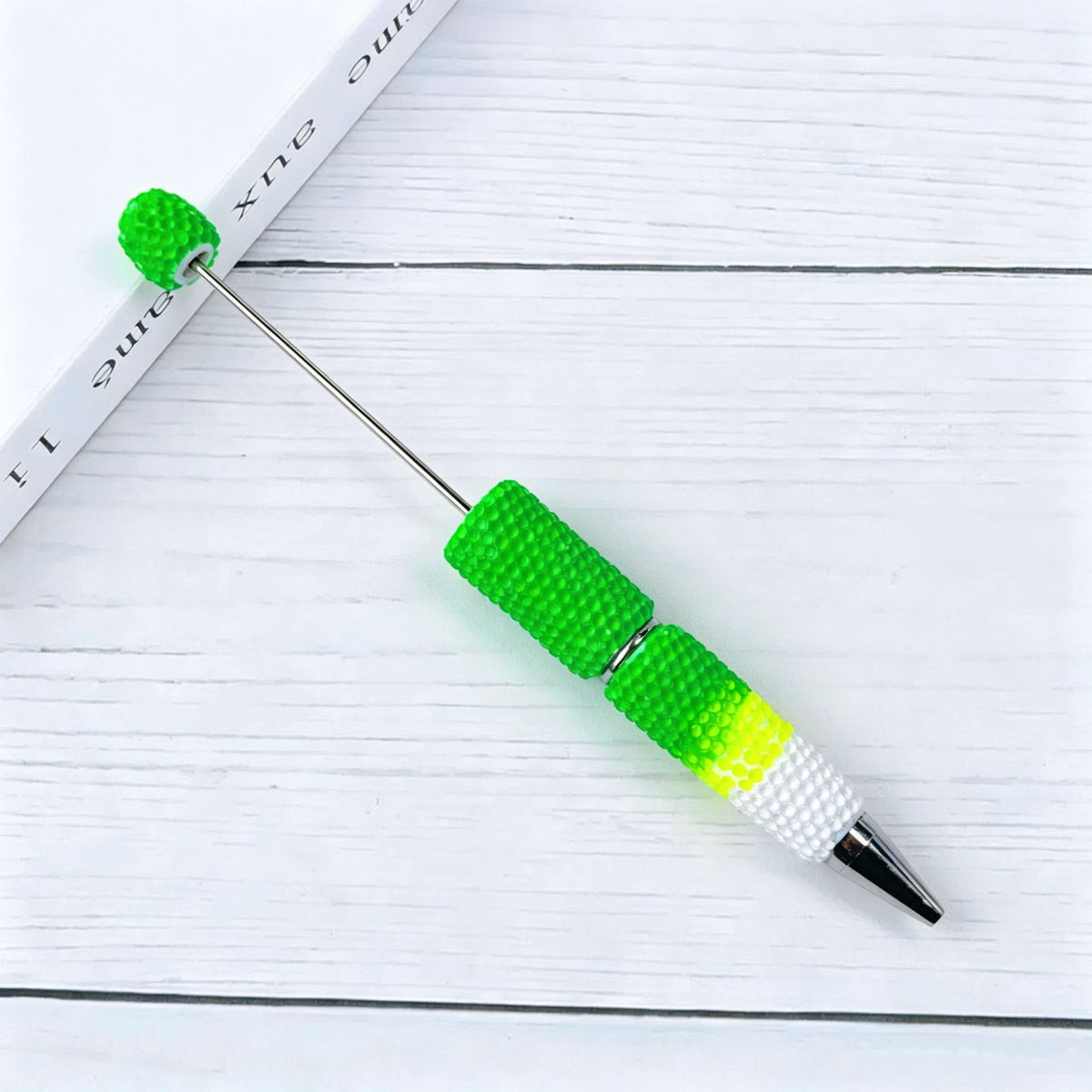 Creative DIY Candy Color Matching Rhinestones Beadable Pen 12