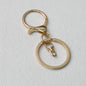 Zinc Alloy Lobster Clasp Keychain Hardware with Split Ring