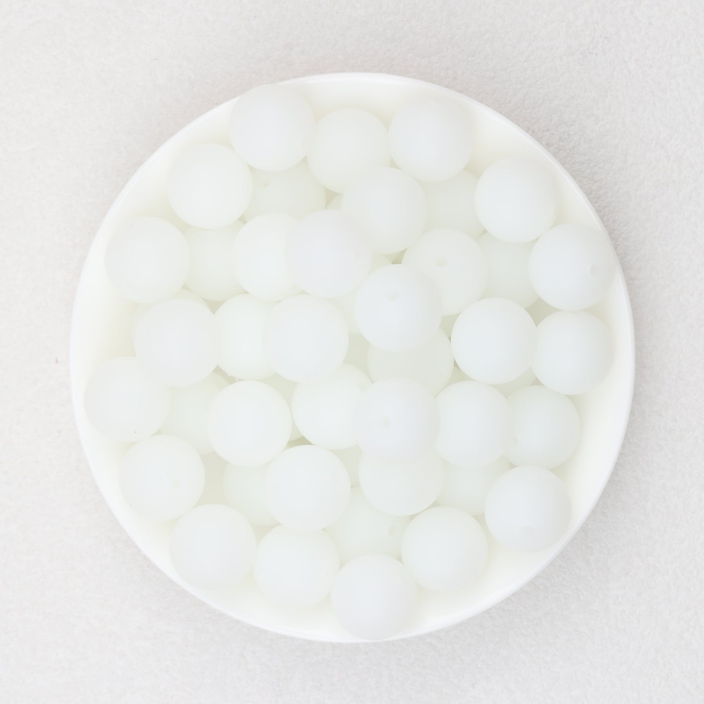 Glow in the Dark 15mm Round Silicone Beads 50pcs 2
