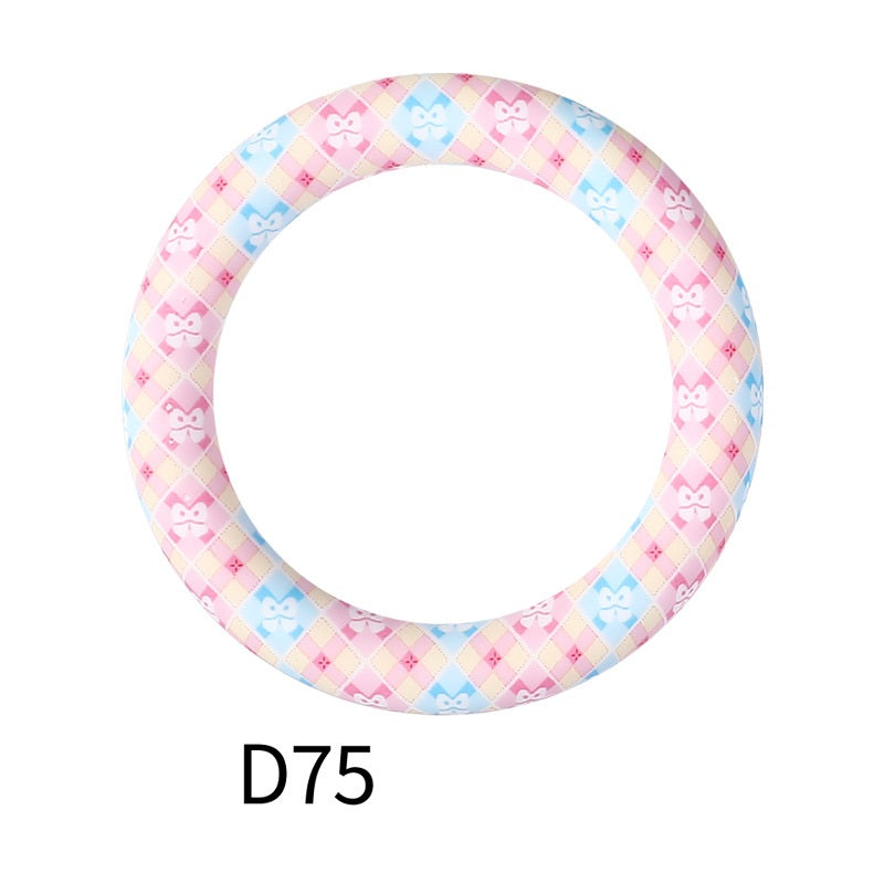 65mm Printing circular silicone rings 74