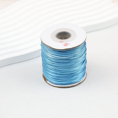Nylon String Beading Cord 2mm Diameter Gold 38 Yards - #6 Light Blue