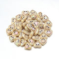 Acrylic Heart Beads 15x12mm Demon Smiling Face Glossy 20pcs 6