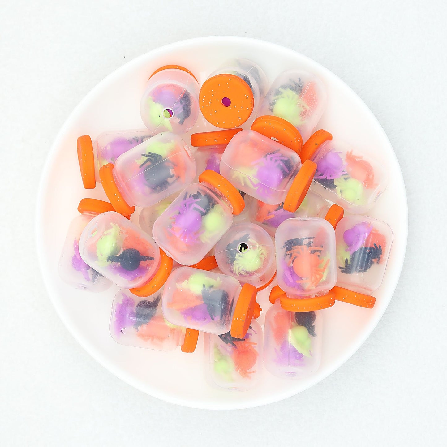 Silicone 3D Halloween Bottle Focal Beads 20 pcs - 5