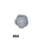 Double-Sided Flower Silicone Beads Multi Color Solid 50pcs 39