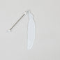 Beadable Feather Bookmarks Metal Colorful Detailed 13g